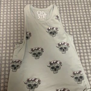 Chaser skull tank top